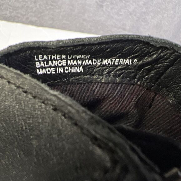 BORN BLACK LEATHER ANKLE BOOTS FASHION BOOTIES SHOES HEELS US WOMEN Size 6M - Picture 7 of 7